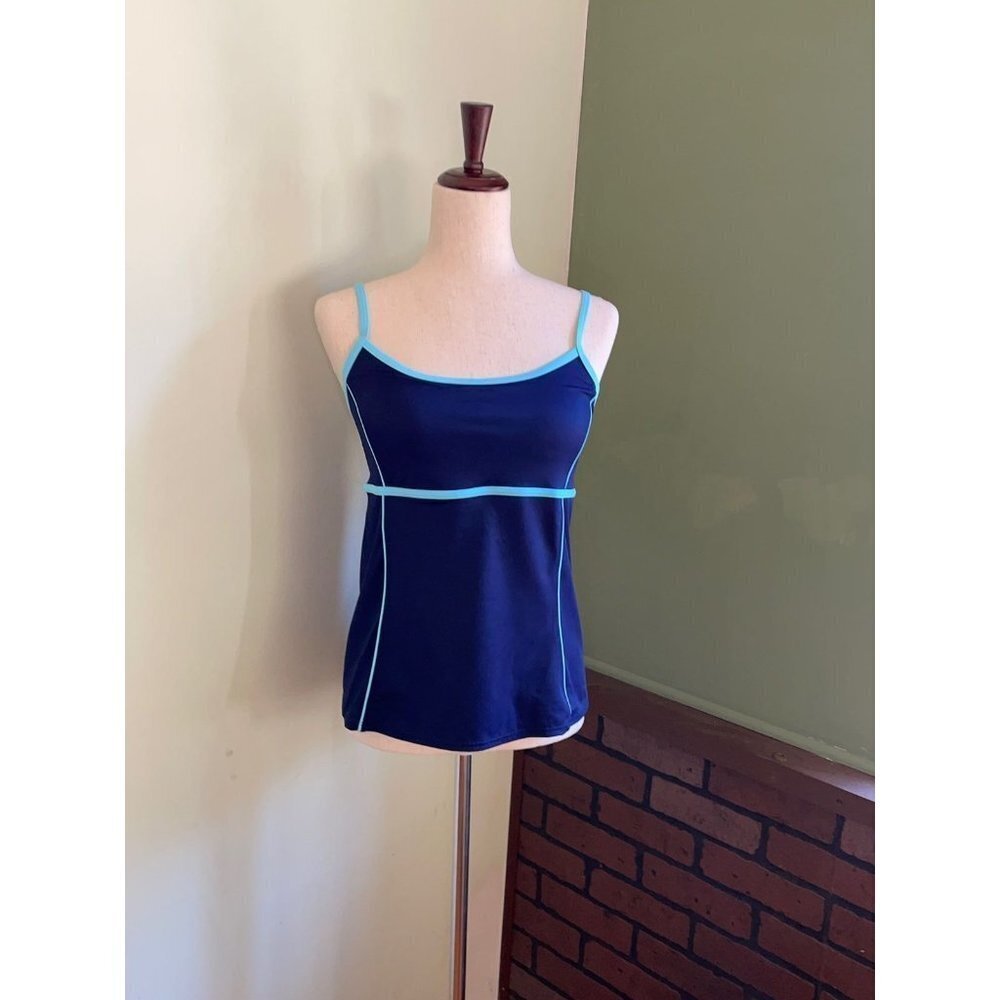 8 Lands End Tankini Swim Top J04 107